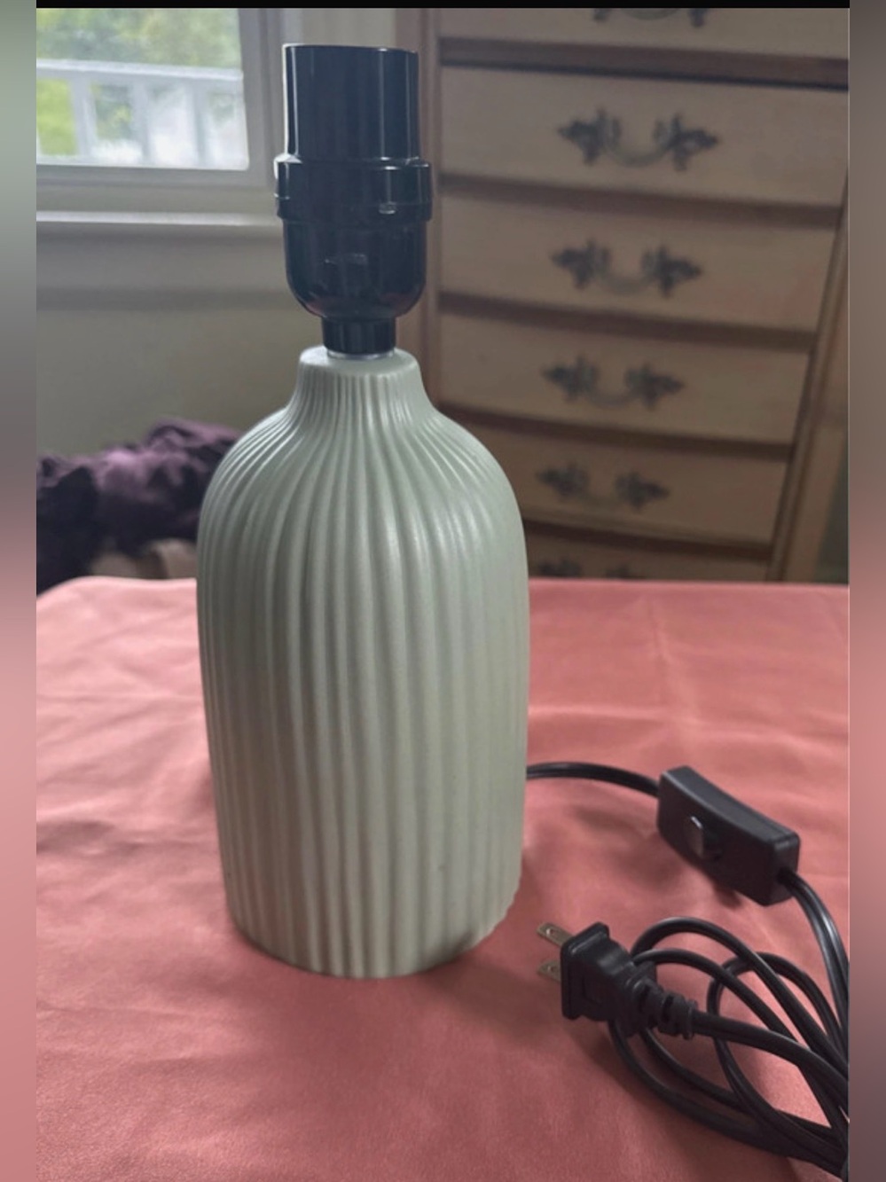 Threshold Ribbed Mint-Colored Table/Bedside Lamp - Home Decor - Adult/Teen/Kids